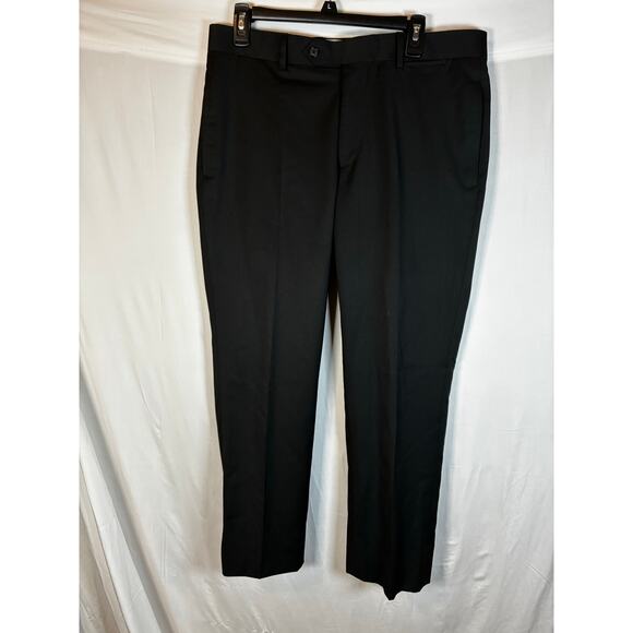 Men’s Suit 42 Slim 35 Short Black Finchley Basic Classic Black Set Funeral Job - Picture 3 of 14